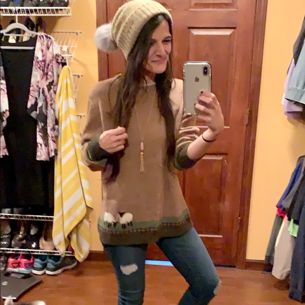 Wooorich (Adorable, see pics!) 100% Wool Sweater